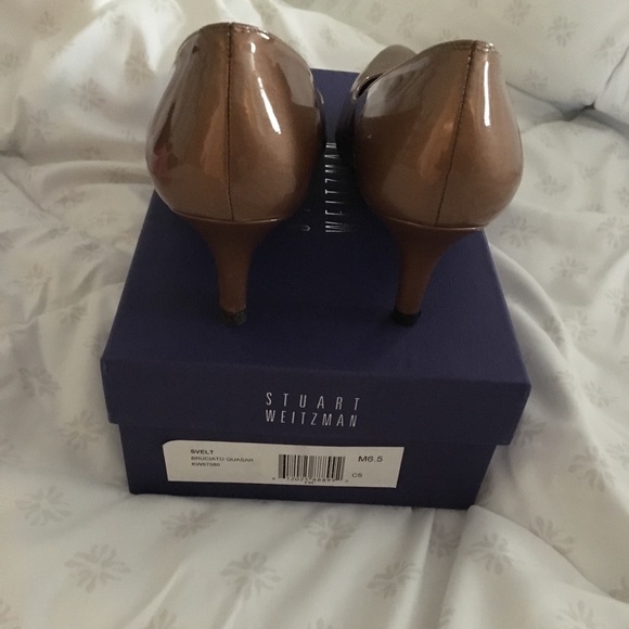 Bronze Stuart Weitzman Muse Pump Bruciato Quasar - Picture 5 of 8